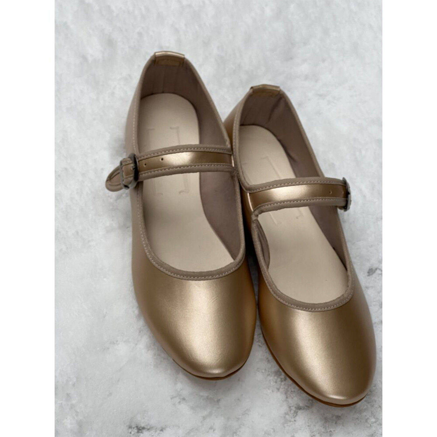 MOI SHOES Moi Shoes Mary Jane Babet | Gold