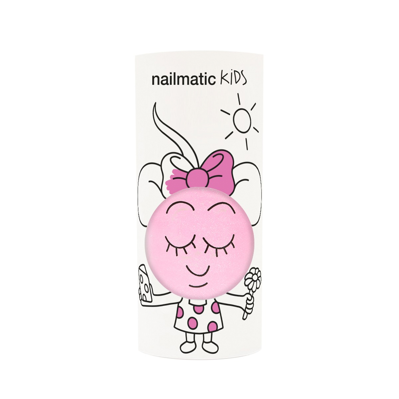 NAILMATIC KIDS Nailmatic Kids Su Bazlı Tırnak Cilası Dolly / Neon Pembe