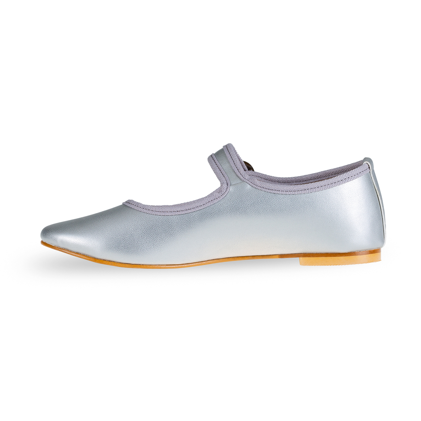 MOI SHOES Moi Shoes Mary Jane Babet | Silver