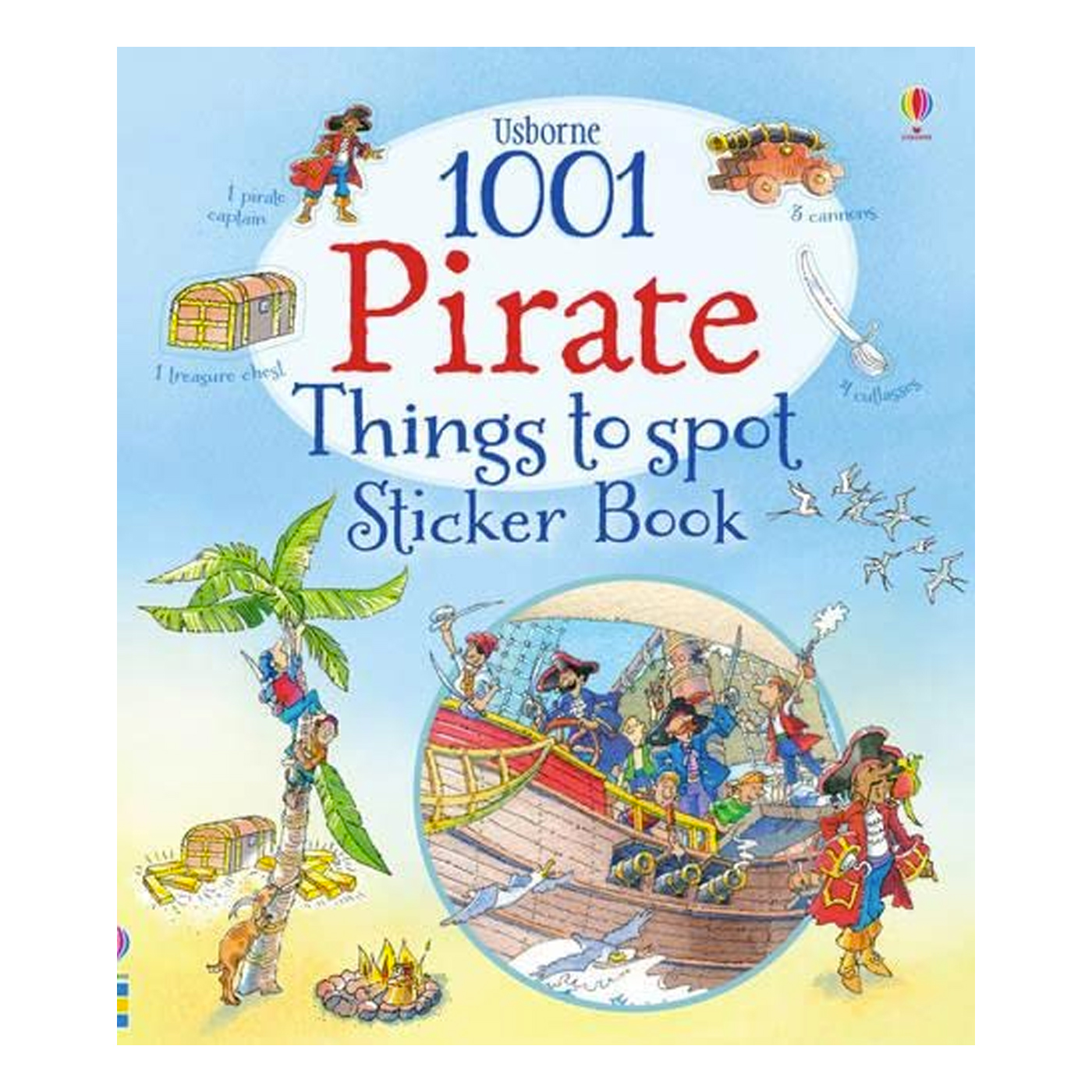  1001 Pirate Things To Spot Sticker Book