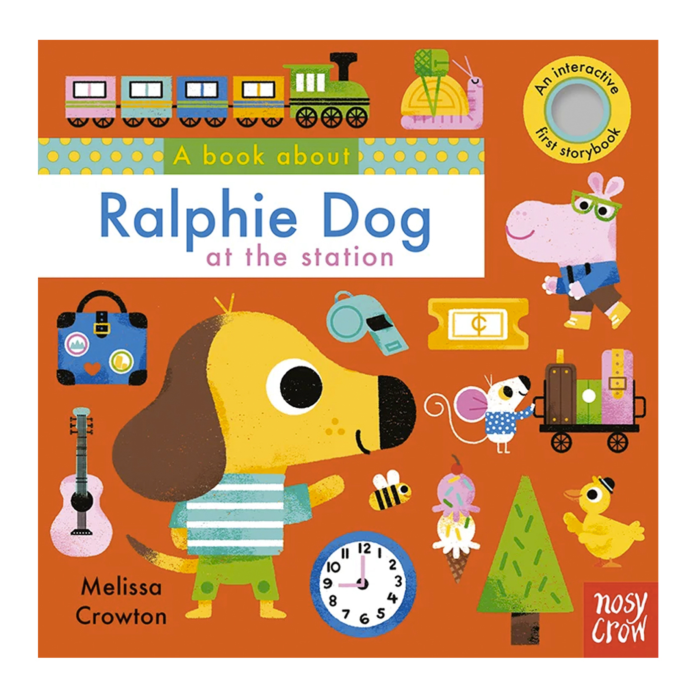  A book about Ralphie Dog at the station