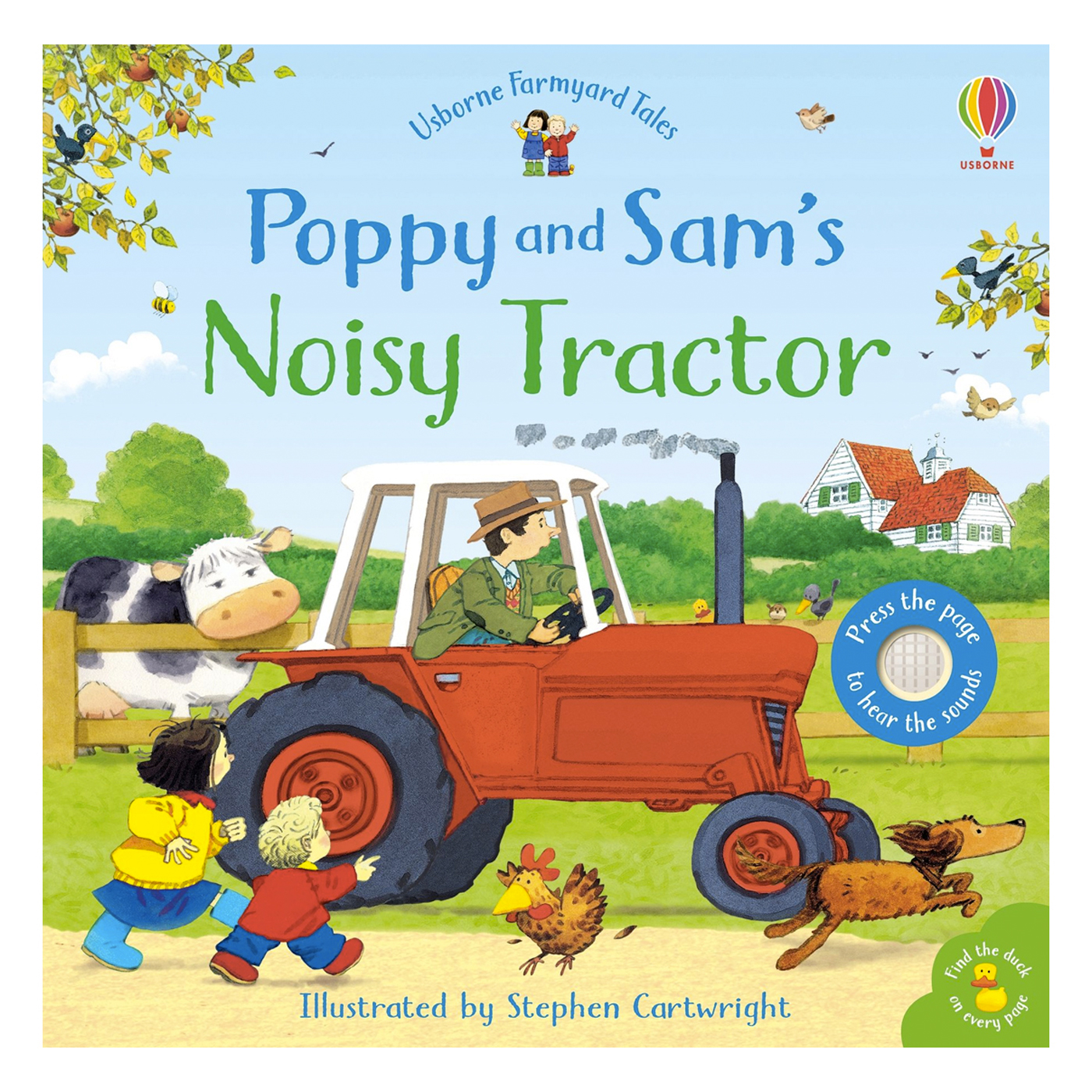 USBORNE Popy and Sam's Noisy Tractor Book