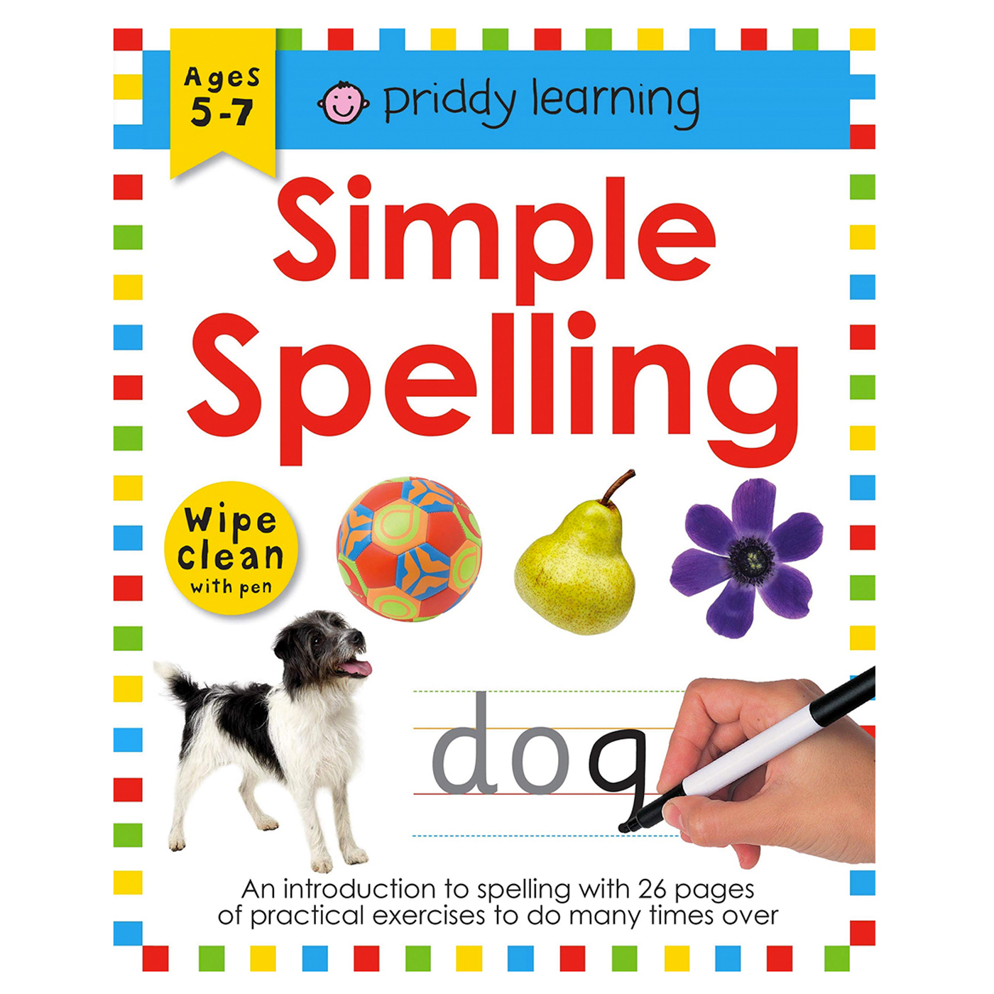 PRIDDY BOOKS Wipe and Clean: Workbook Simple Spelling
