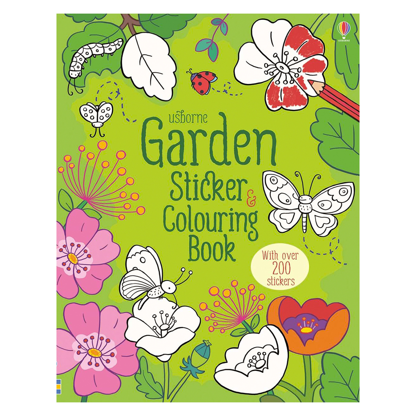  Garden Sticker & Colouring Book
