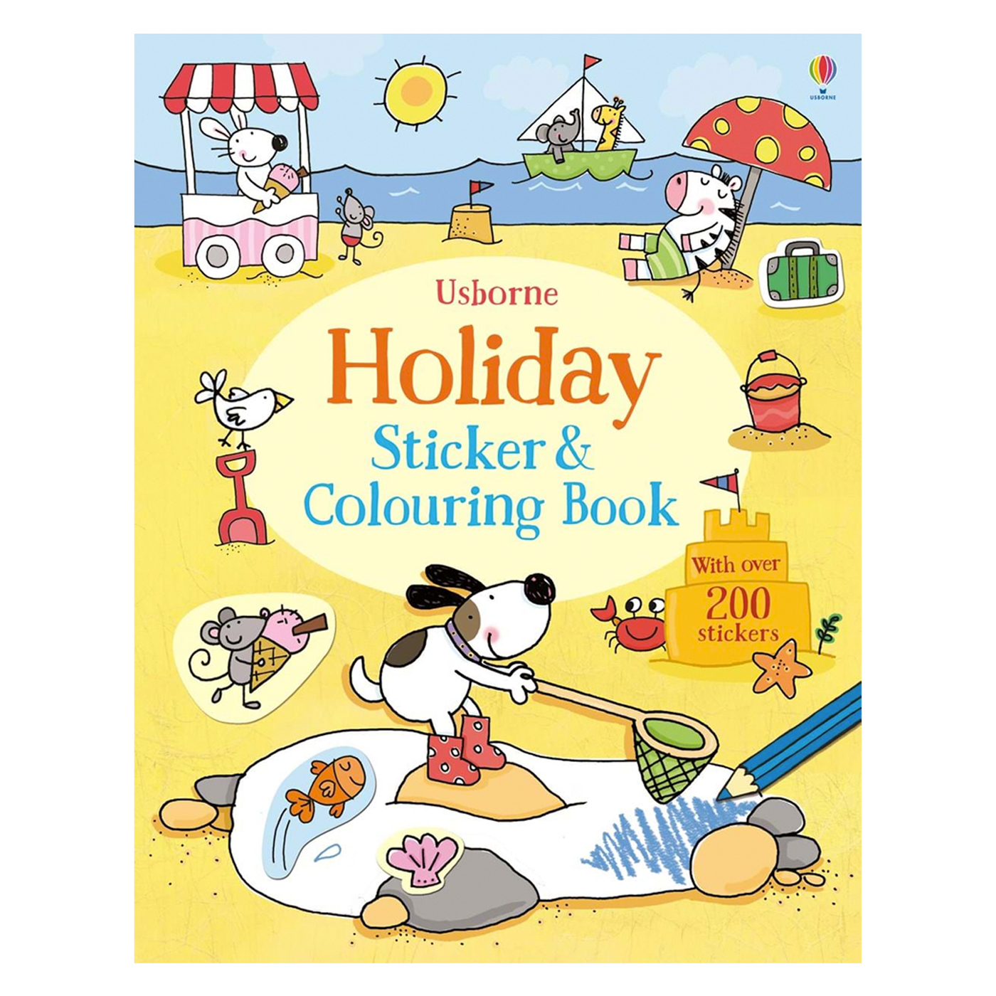  Holiday Sticker and Colouring Book