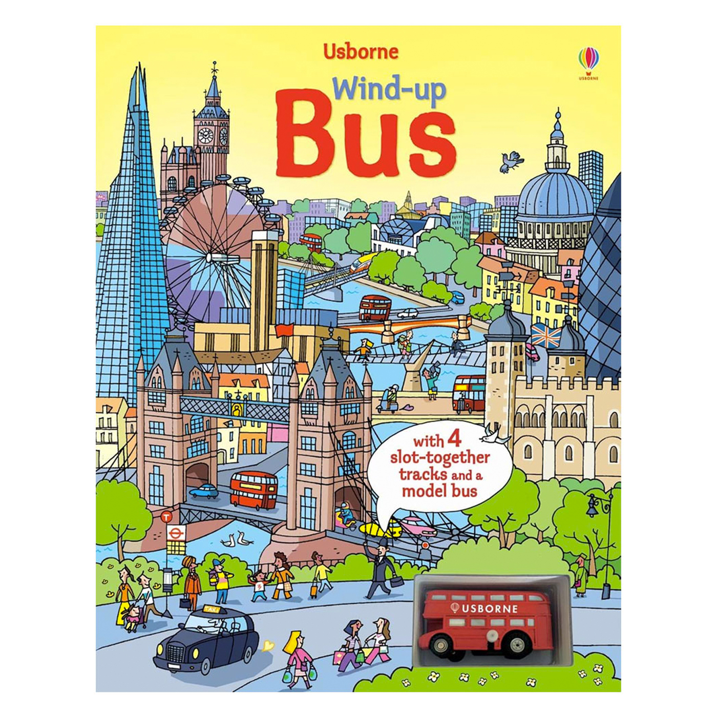 USBORNE Wind-Up Bus Book