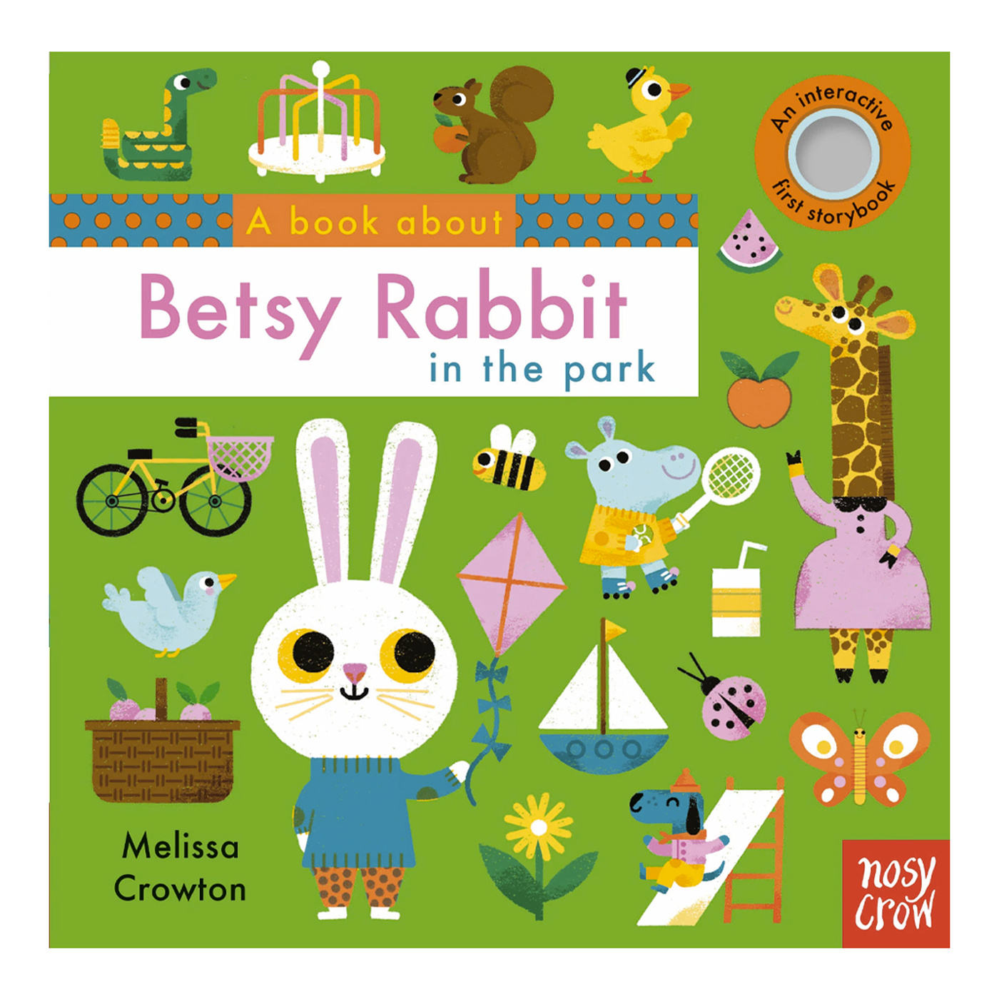  A book about Betsy Rabbit in the park
