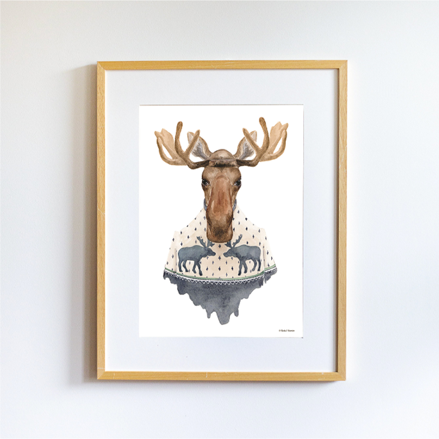 LITTLE FOREST ANIMALS Little Forest Animals Caribou with Sweater | Naturel