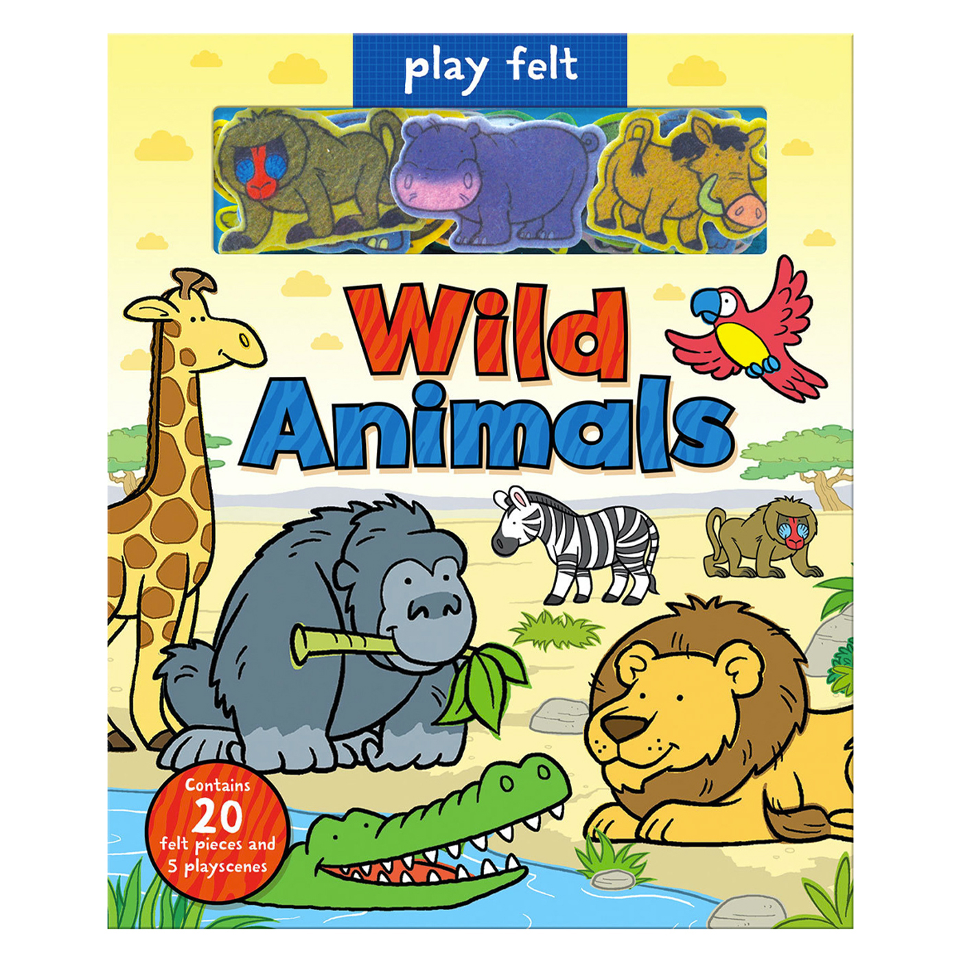 IMAGINE THAT Play Felt: Wild Animals
