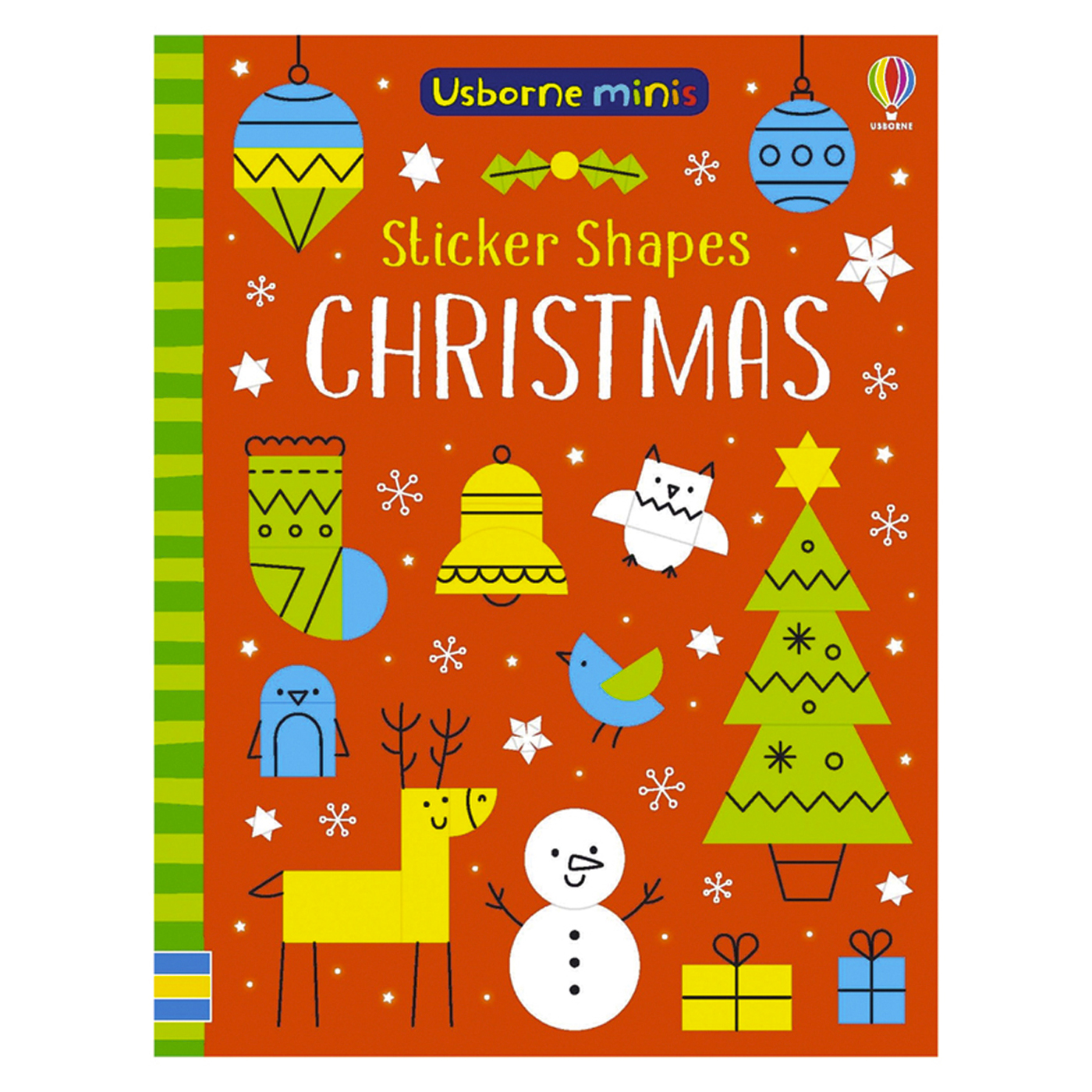 USBORNE Minis Sticker Shapes Christmas