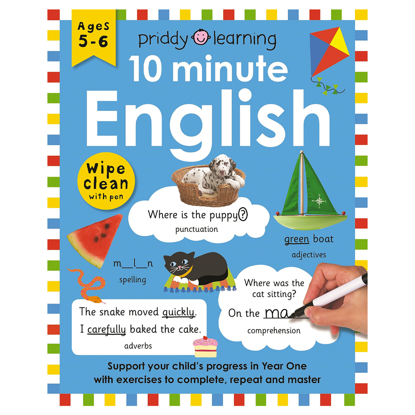 PRIDDY BOOKS Wipe and Clean: 10 Minute English
