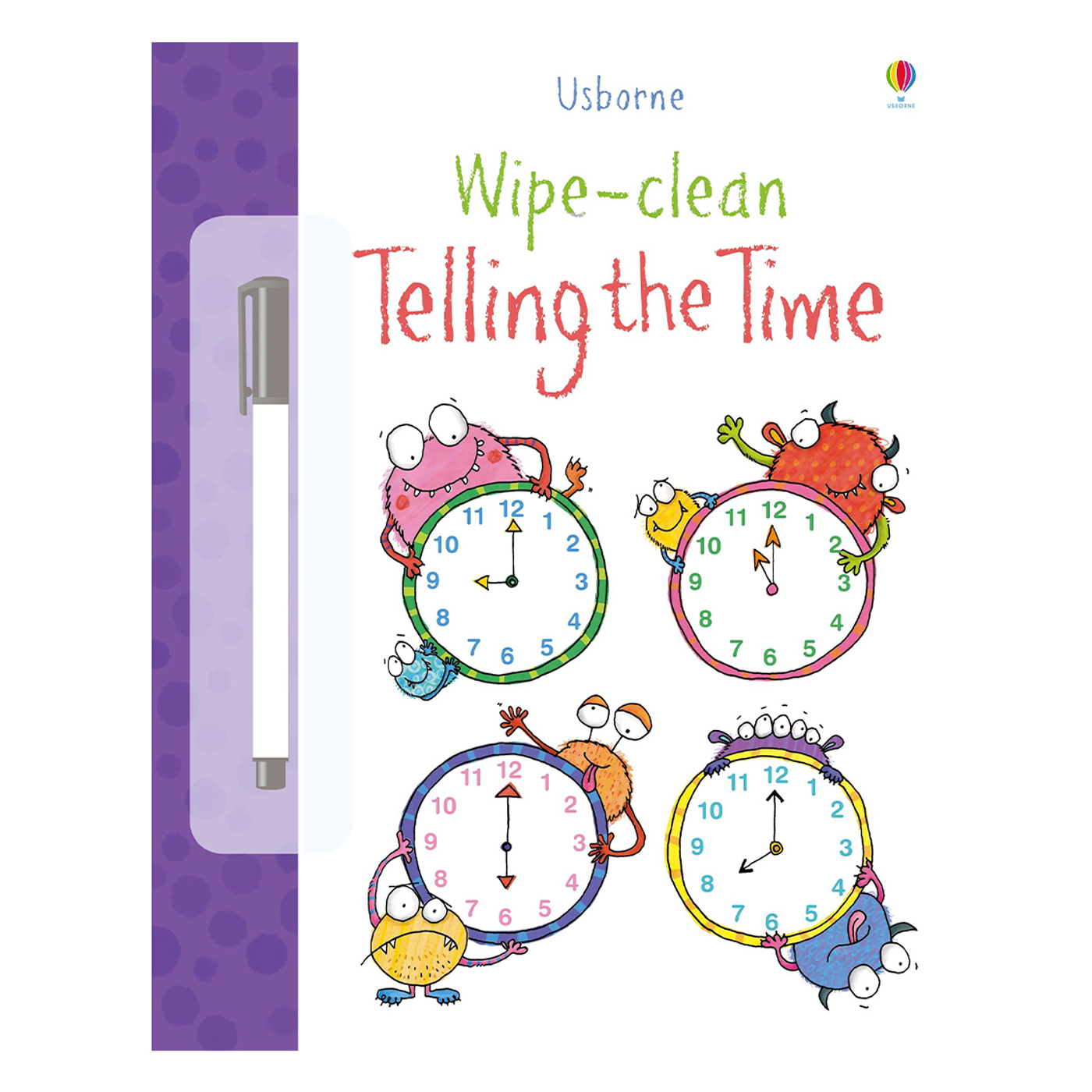 USBORNE Wipe-Clean Telling the Time