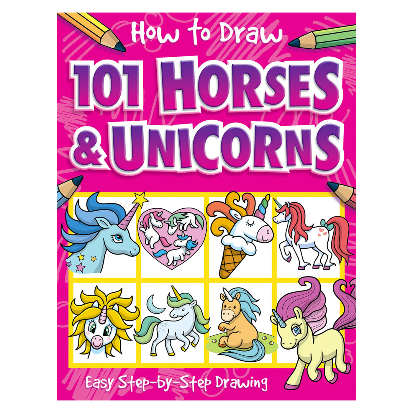 IMAGINE THAT How To Draw 101 Horses & Unicorn