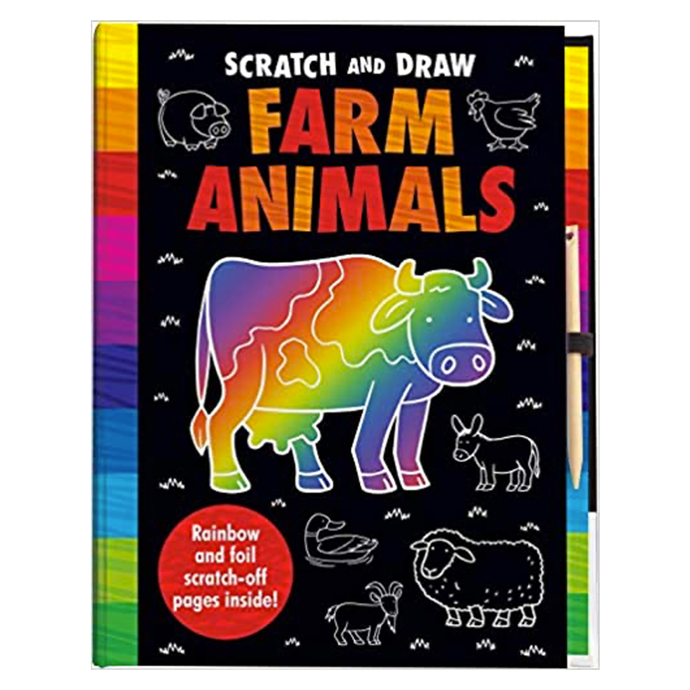 IMAGINE THAT Scratch and Draw: Farm Animals