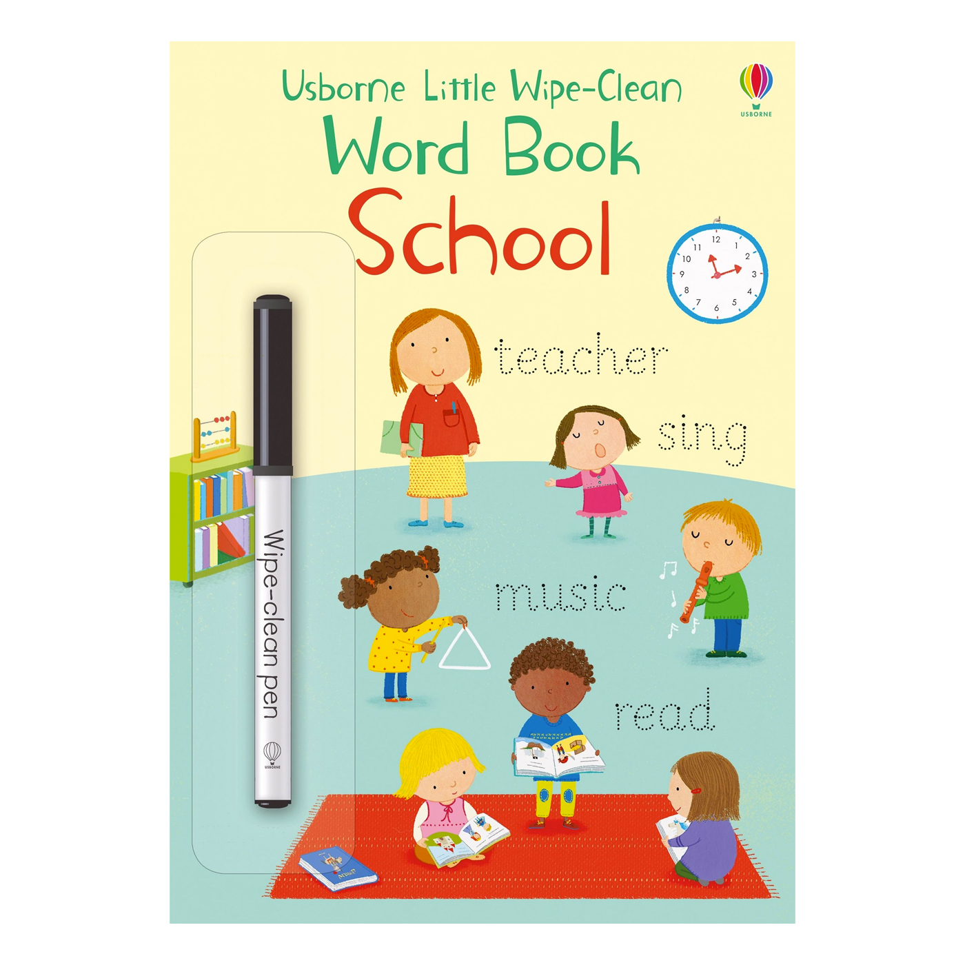 USBORNE Little Wipe-Clean Word Book School