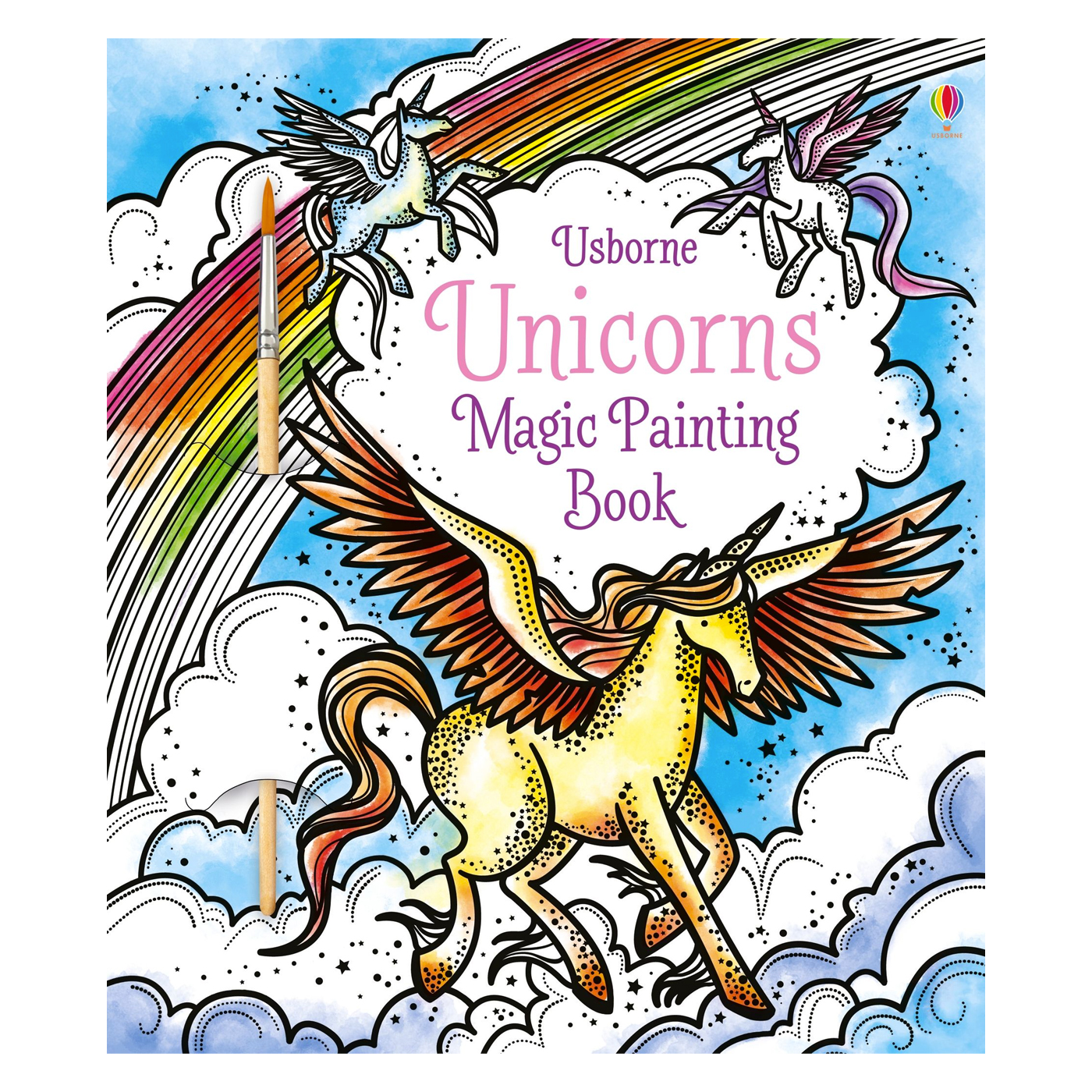  Unicorns Magic Painting Book
