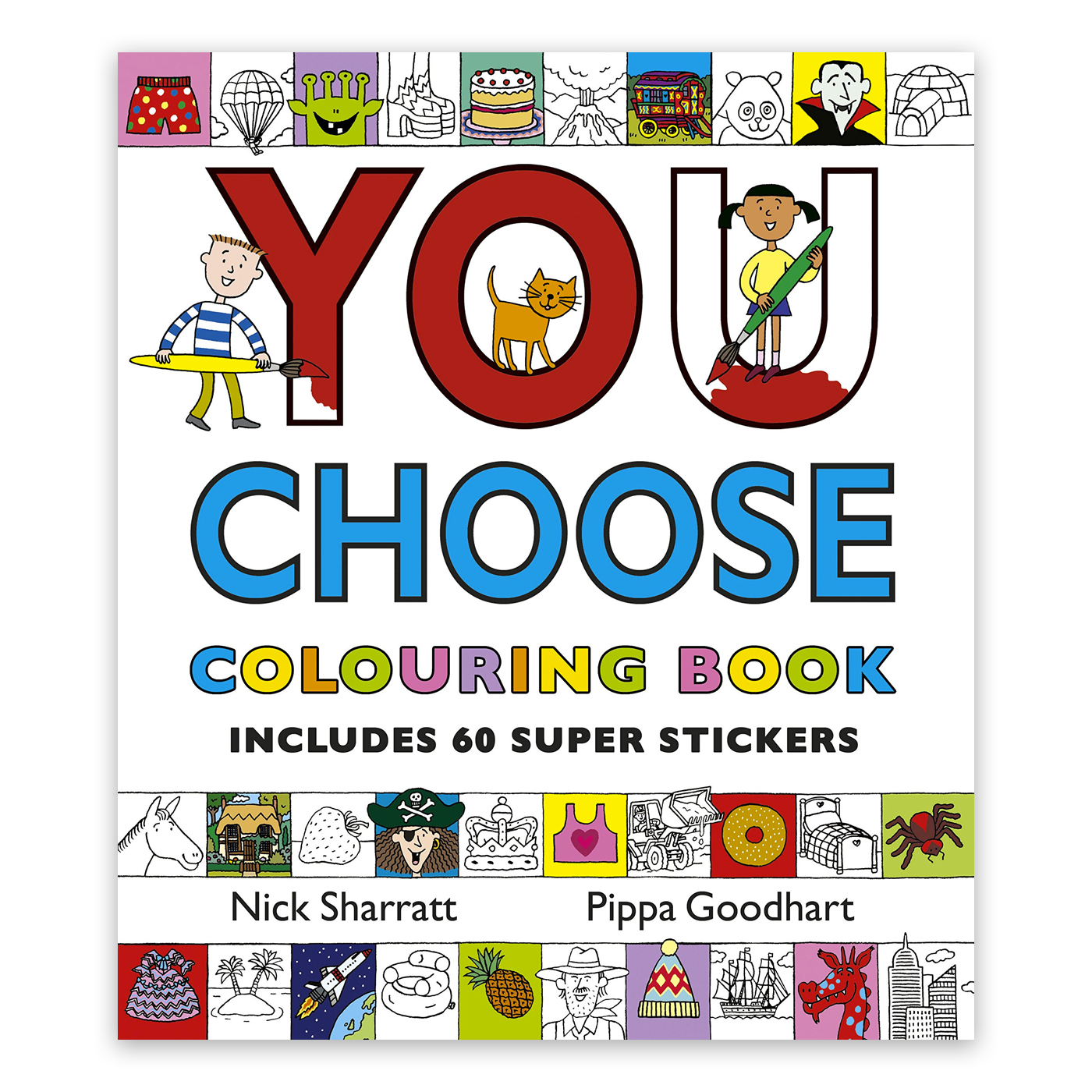  You Choose: Colouring Book With Stickers