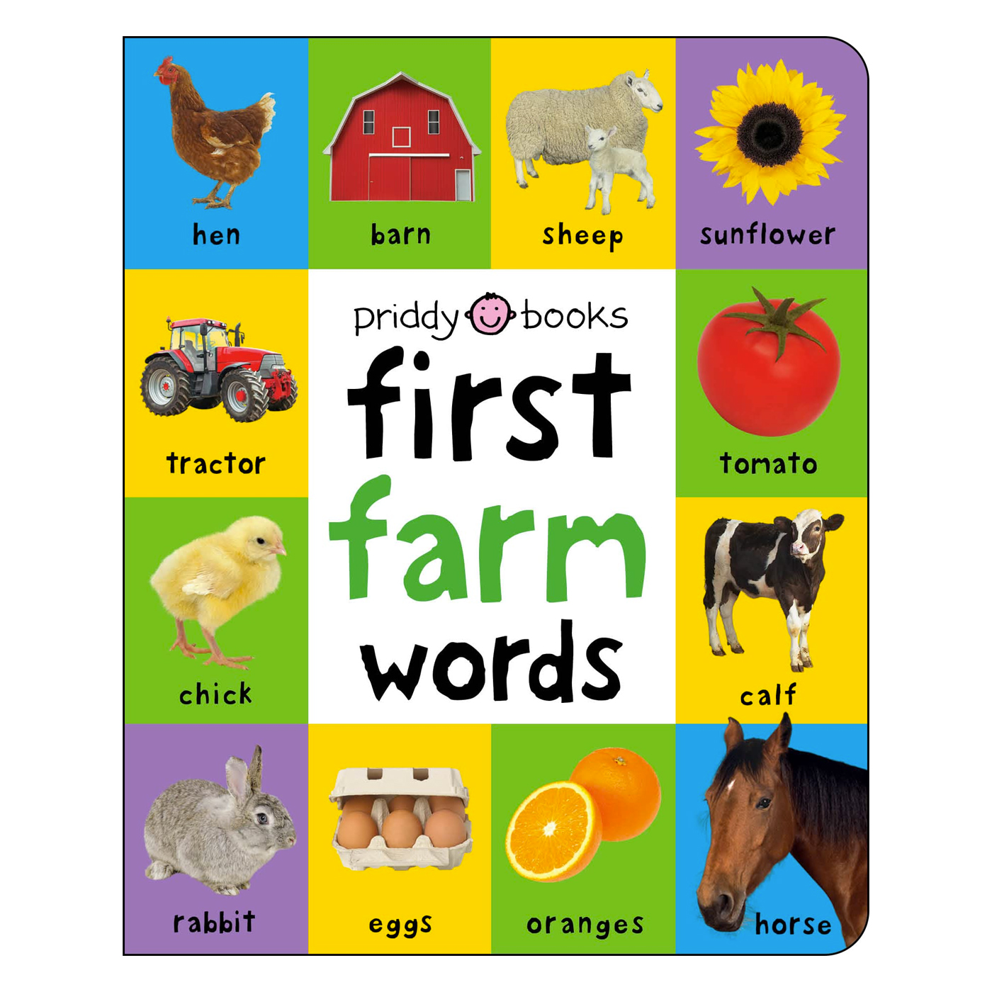 PRIDDY BOOKS First 100 Farm Words