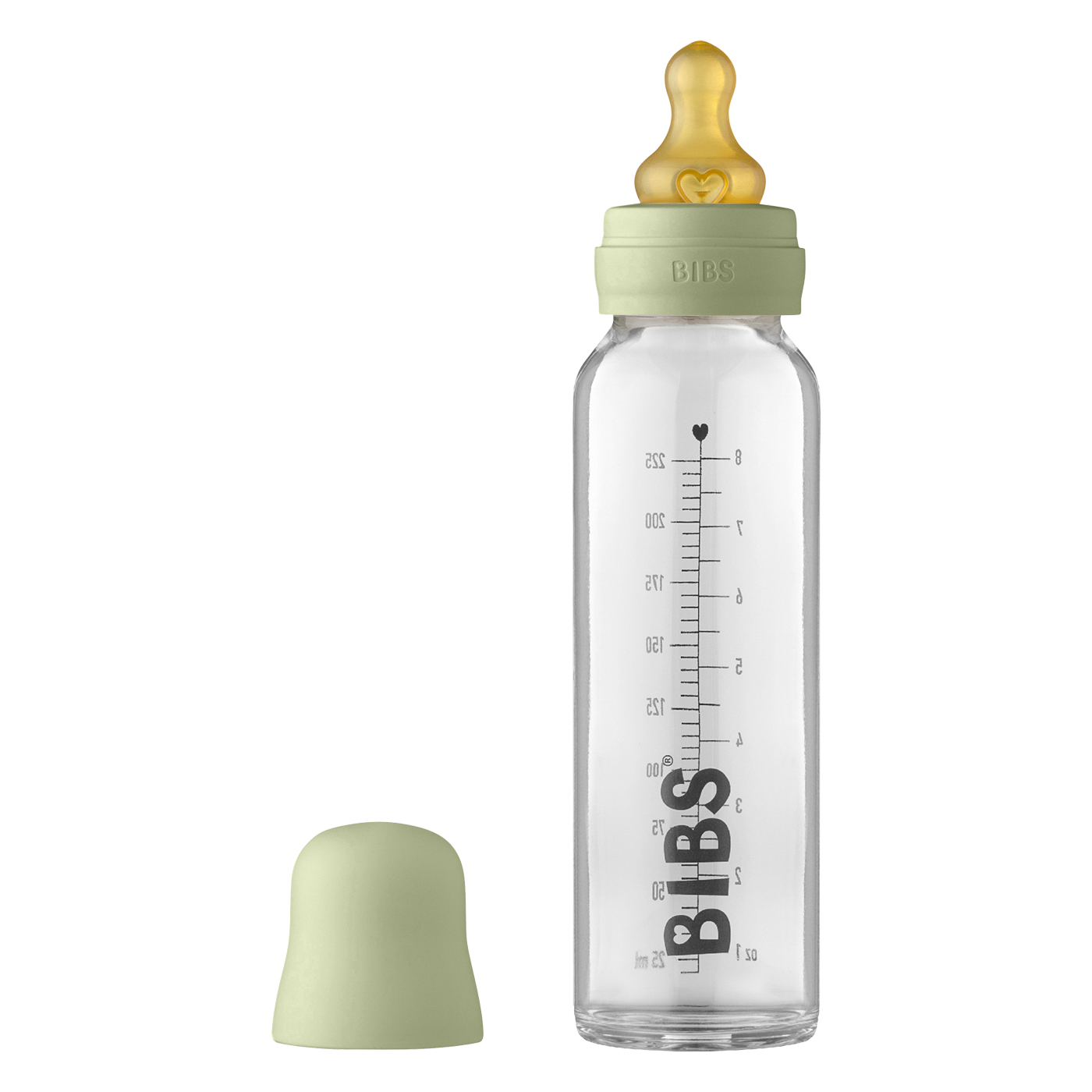 BIBS Bibs Baby Bottle Complete Biberon Set 225 ml | Sage