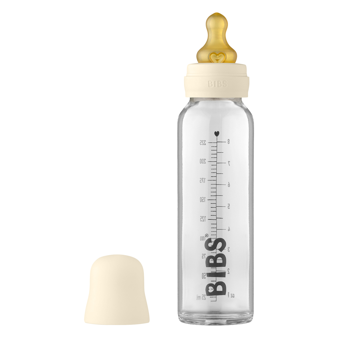 BIBS Bibs Baby Bottle Complete Biberon Set 225 ml | Ivory