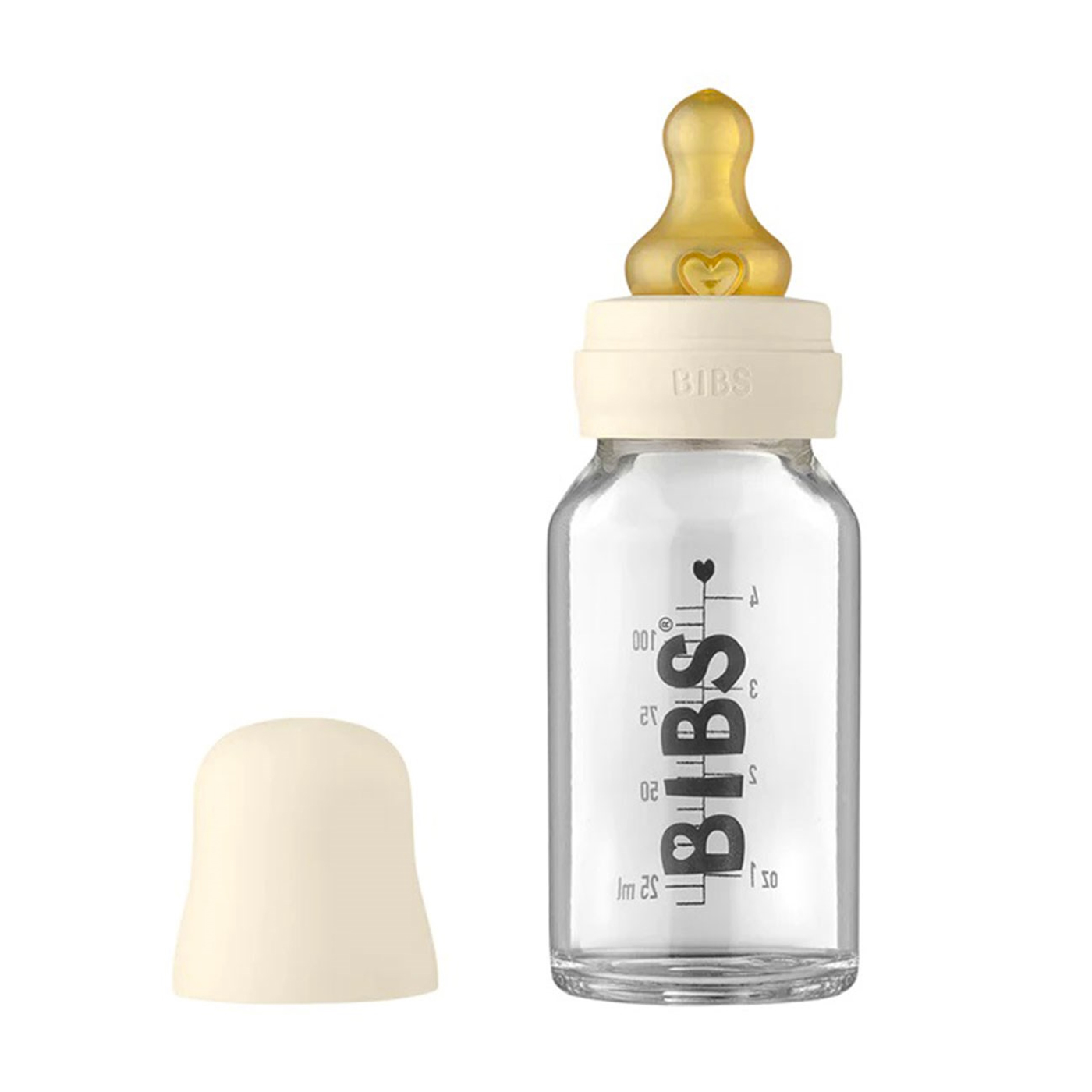 BIBS Bibs Baby Bottle Complete Biberon Set 110 ml | Ivory