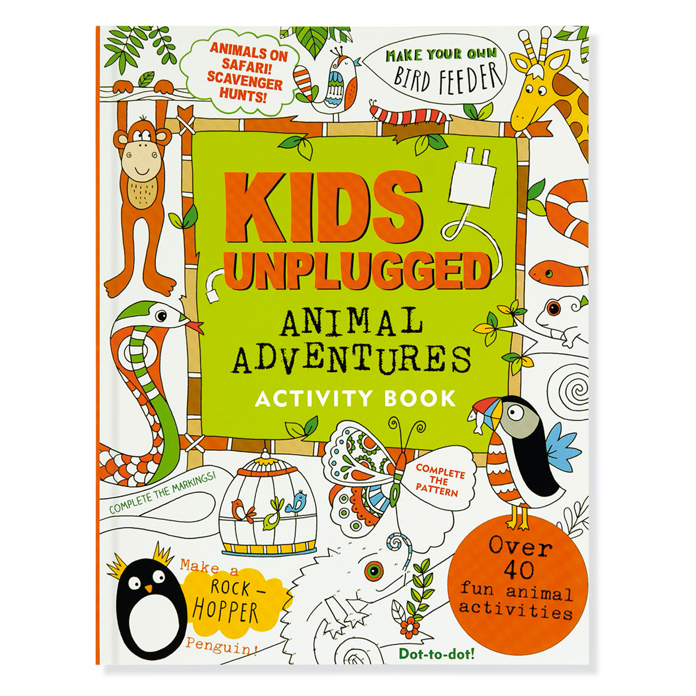 PETER PAUPER PRESS Kids Unplugged Animal Adventures Activity Book