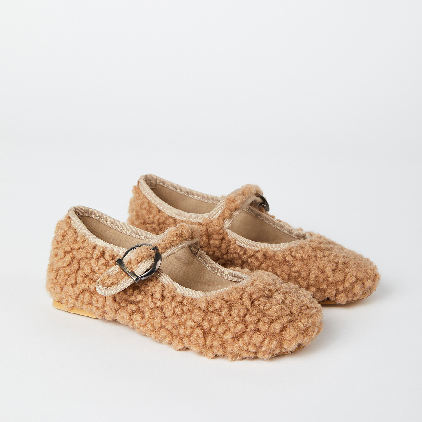 MOI SHOES Moi Shoes Çocuk Teddy Babet  | Bej