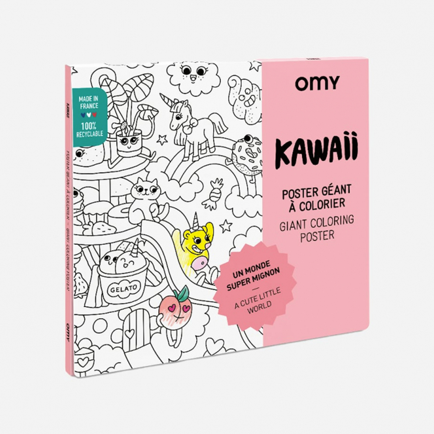 Omy Coloring Poster  | Kawaii