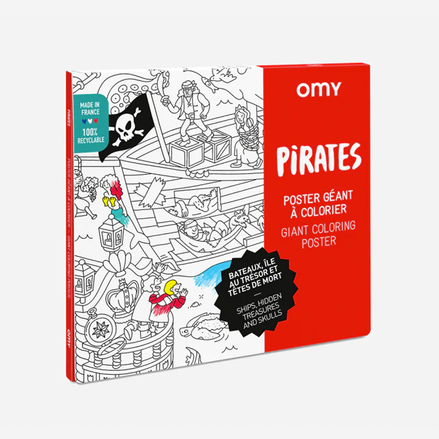 OMY Omy Coloring Poster  | Pirates
