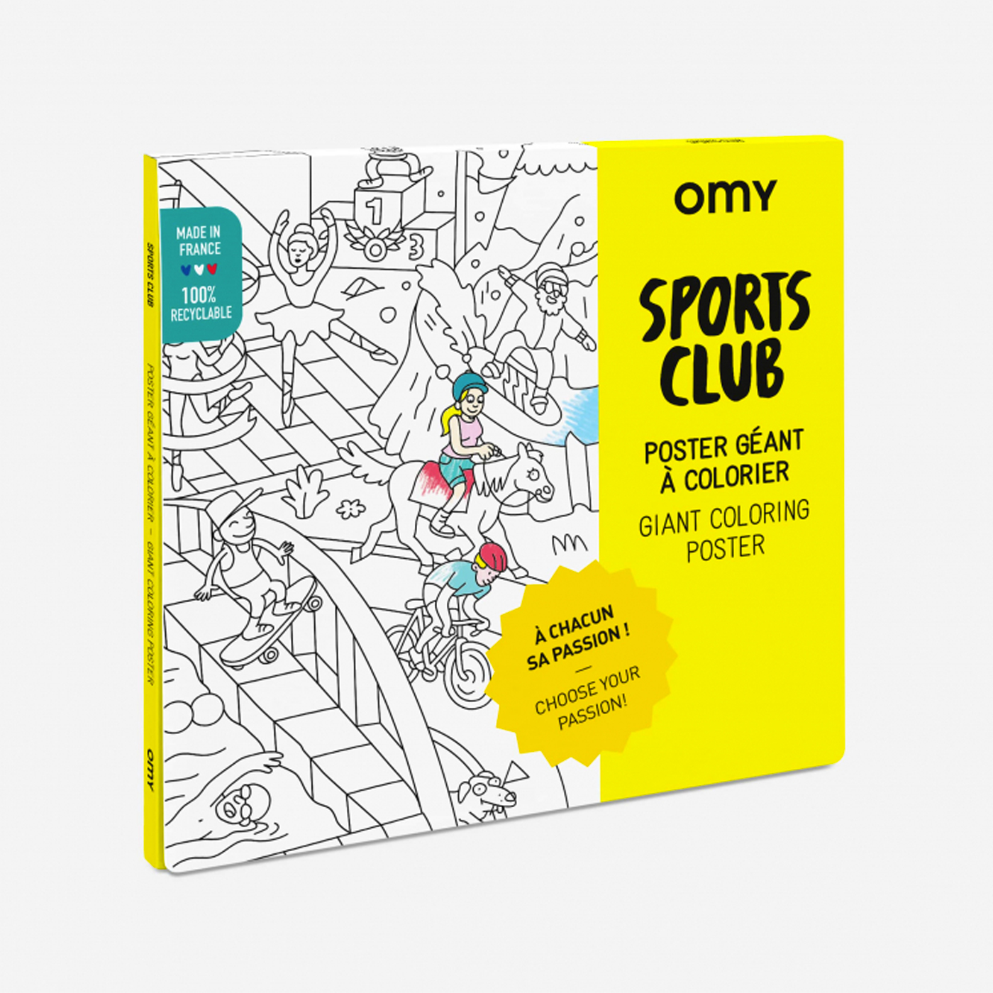  Omy Coloring Poster  | Sports Club