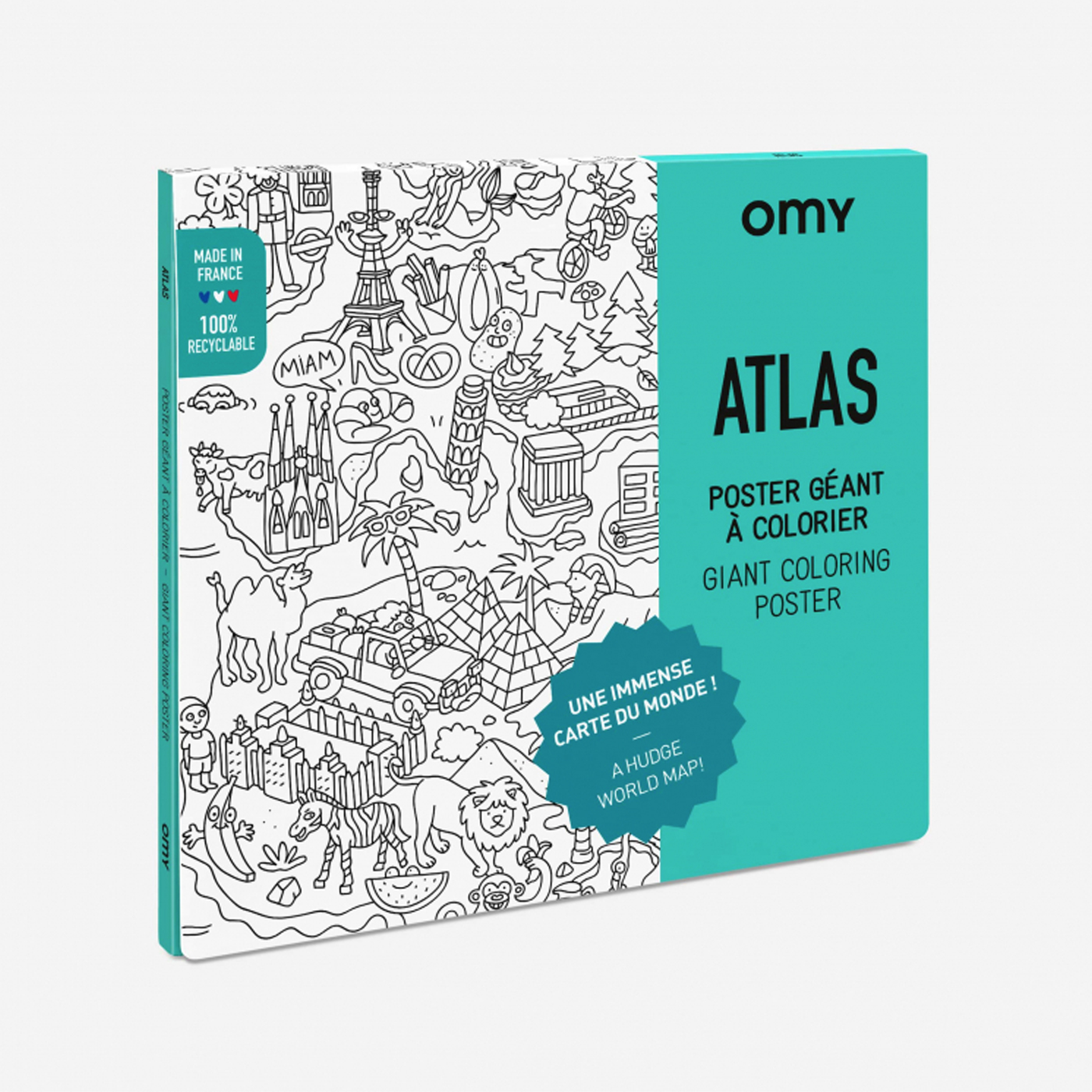  Omy Coloring Poster  | Atlas