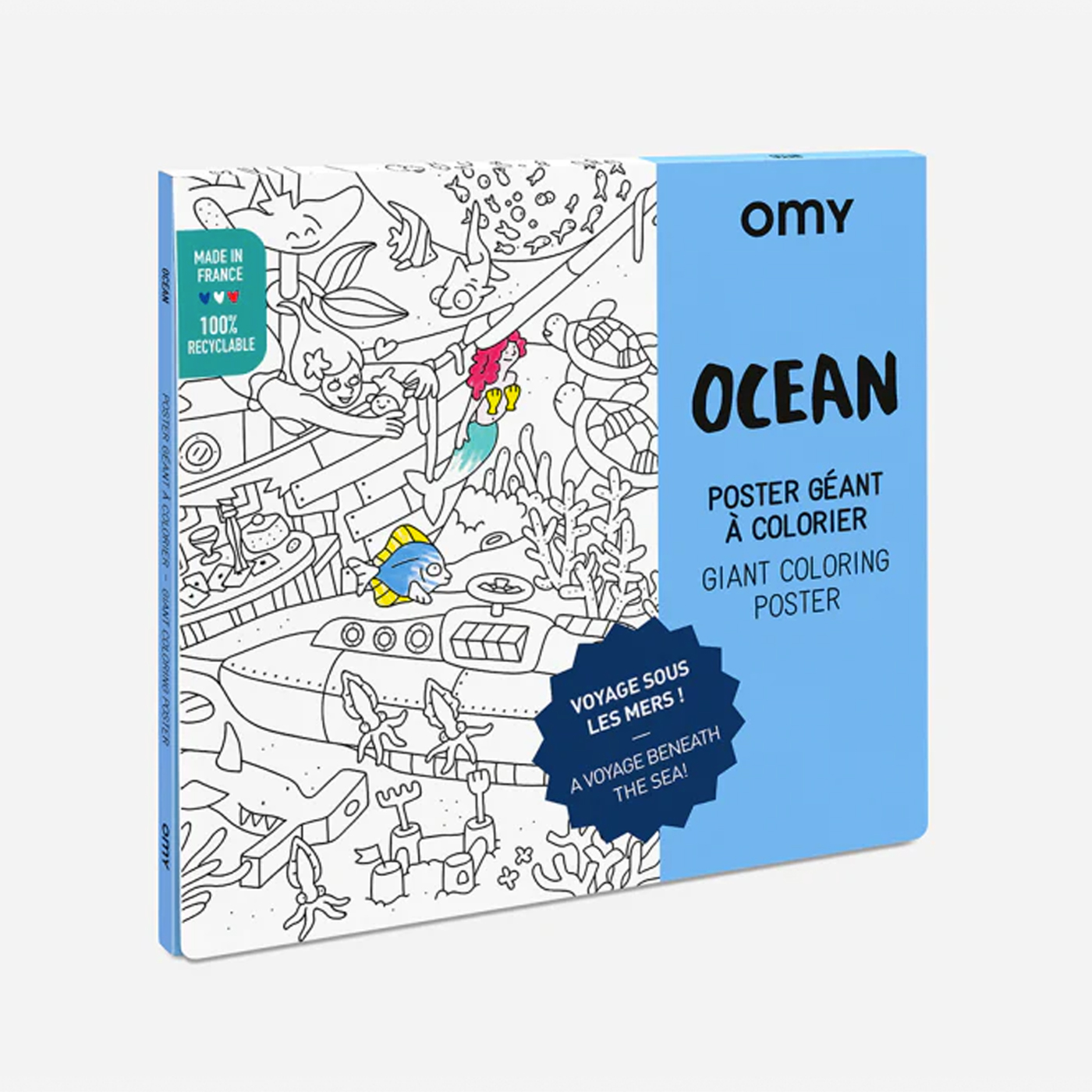  Omy Coloring Poster  | Ocean