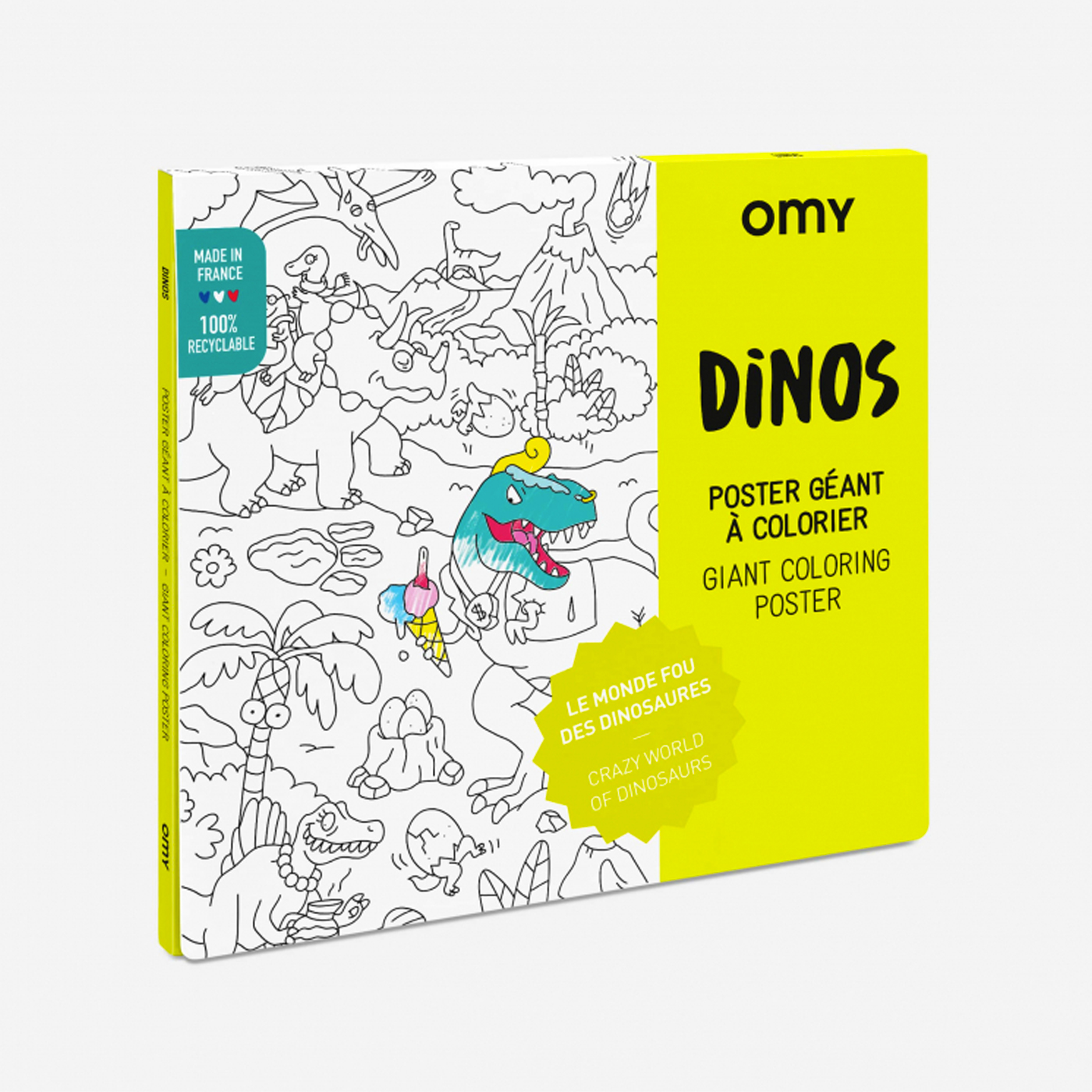 OMY Omy Coloring Poster  | Dinos