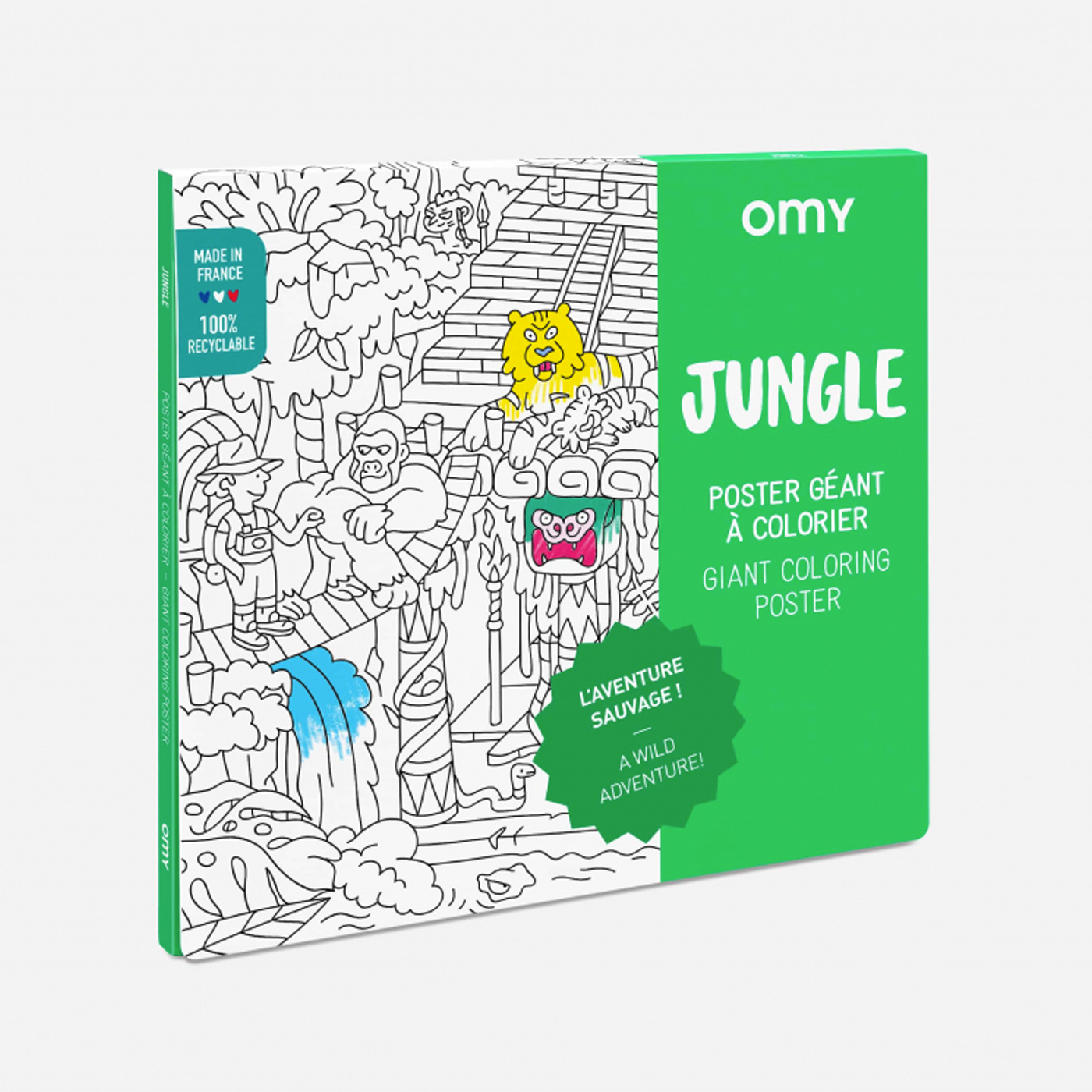OMY Omy Coloring Poster  | Jungle