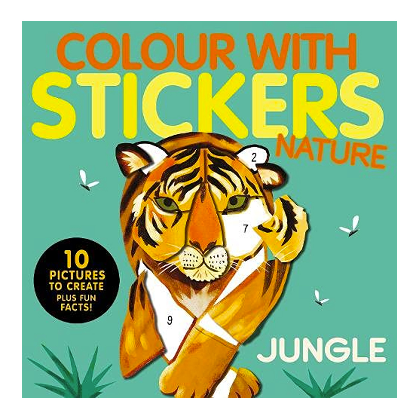 LITTLE TIGER Colour with Stickers: Jungle