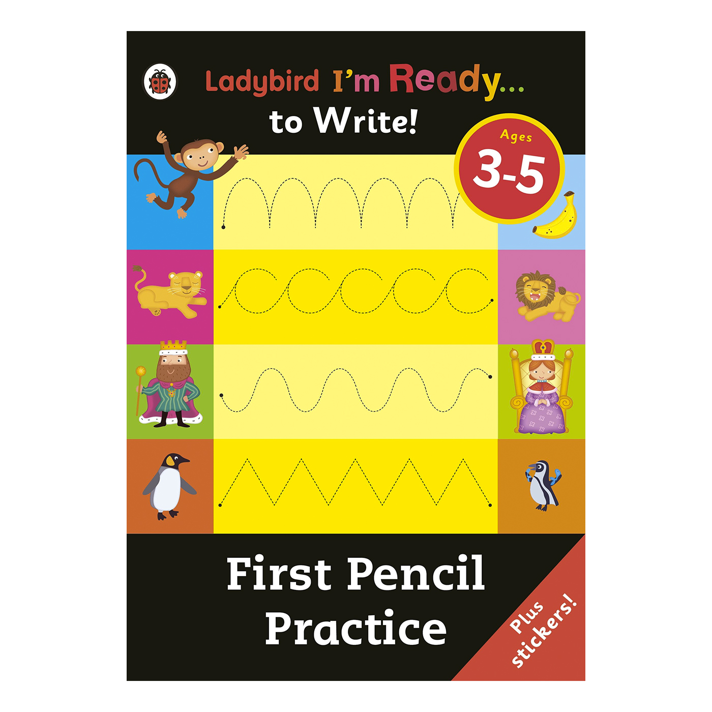 PENGUIN RANDOM HOUSE First Pencil Practice: Ladybird I'm Ready to Write Sticker Activity Book