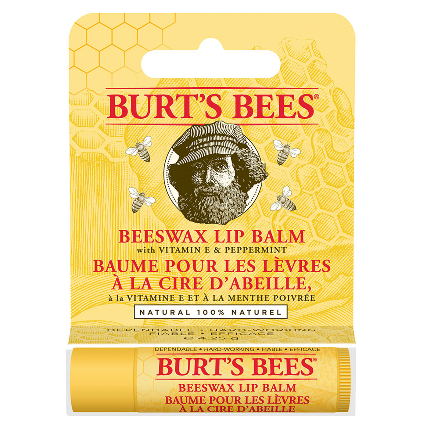  Burts Bees Beeswax Dudak Bakım Kremi Blister Ambalaj - Beeswax Lip Balm Blister 4,25 g
