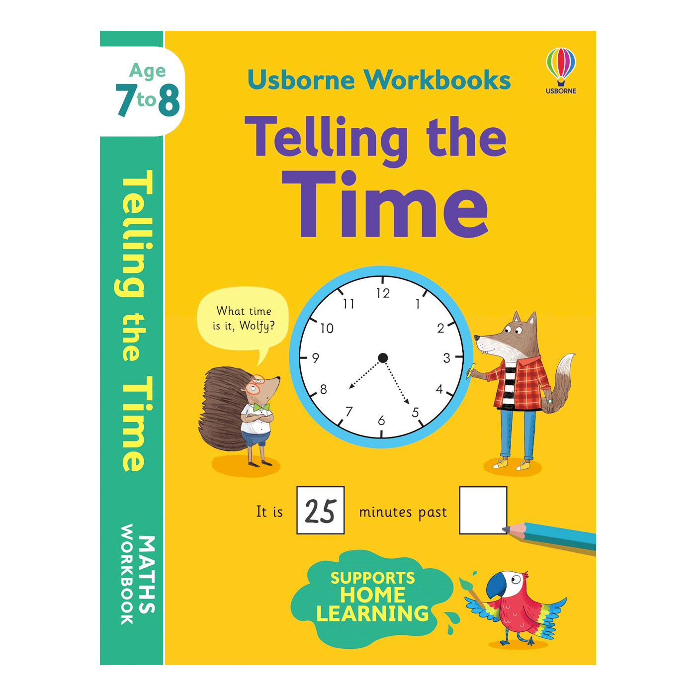  Usborne Workbooks Telling The Time 7-8
