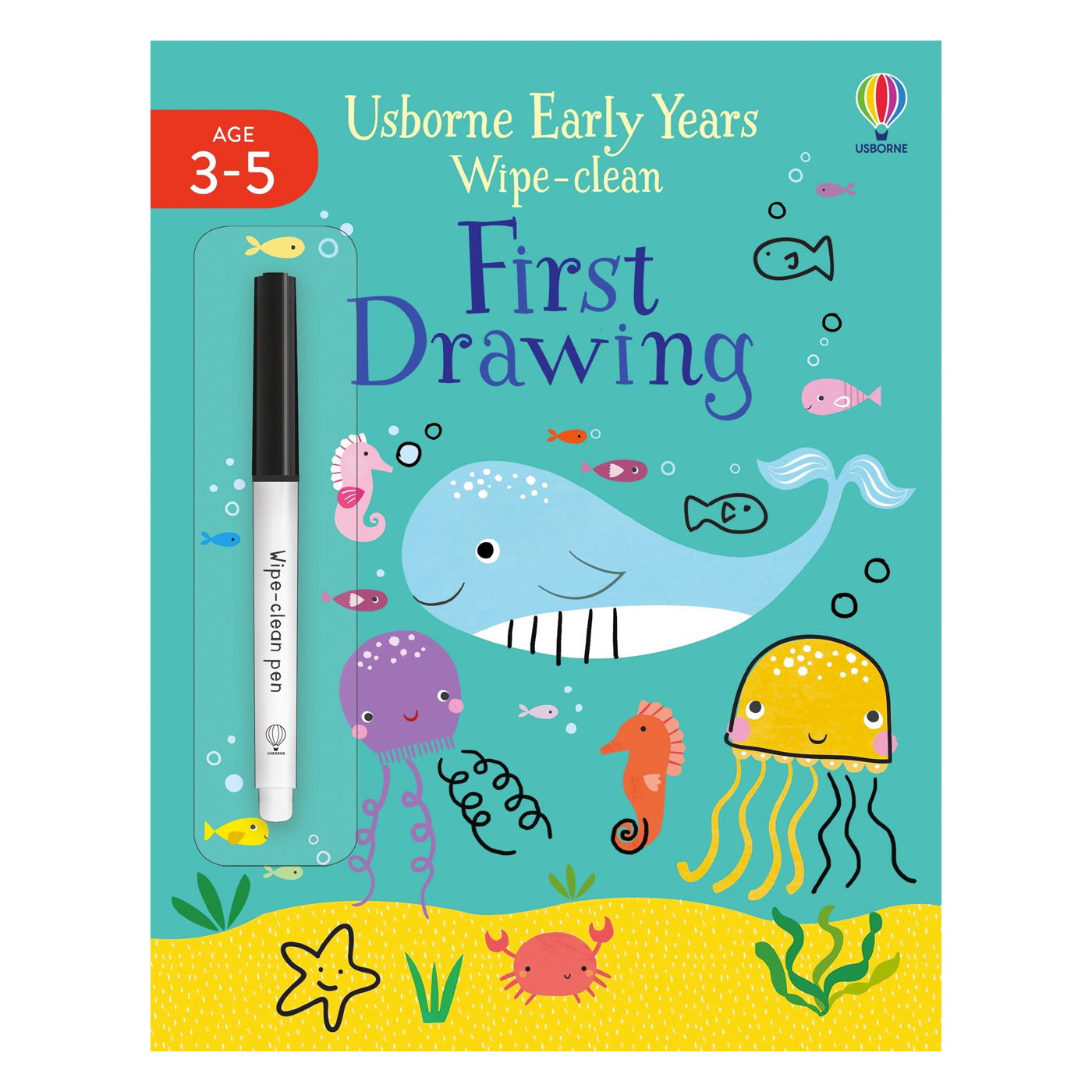 USBORNE Early Years Wipe-Clean First Drawing 3-5