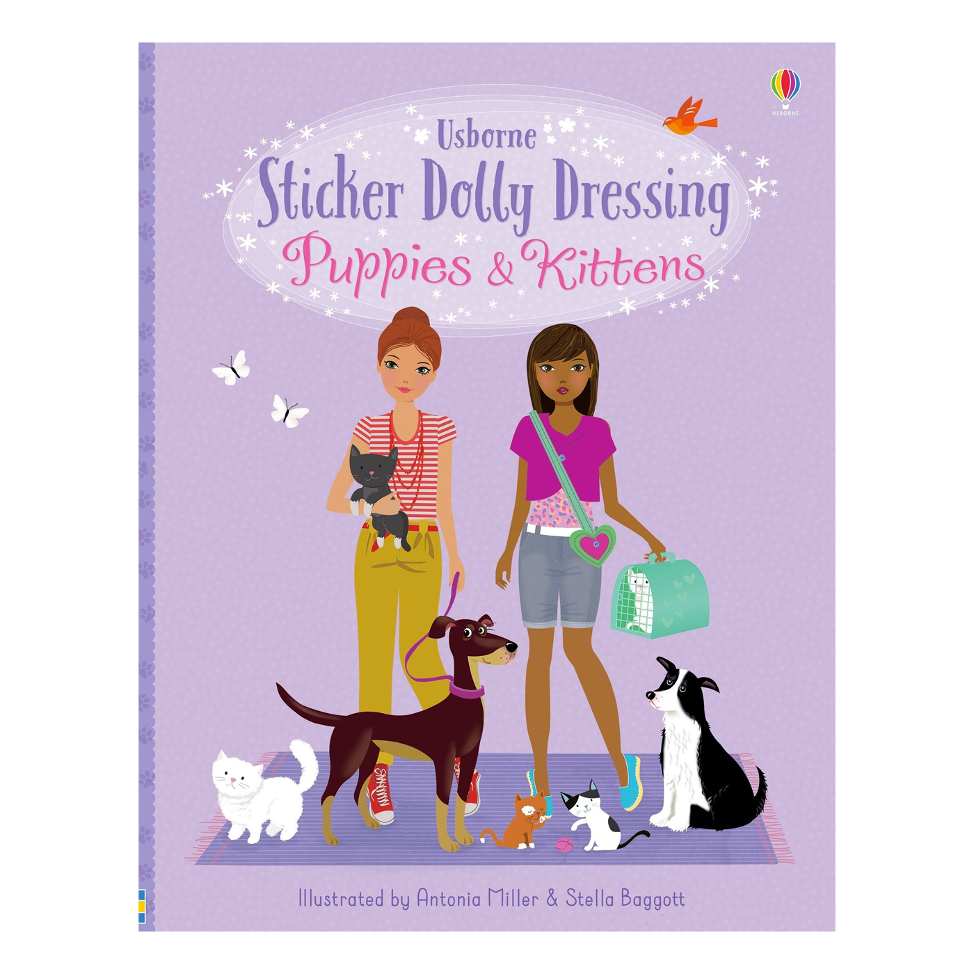  Sticker Dolly Dressing Puppies and Kittens