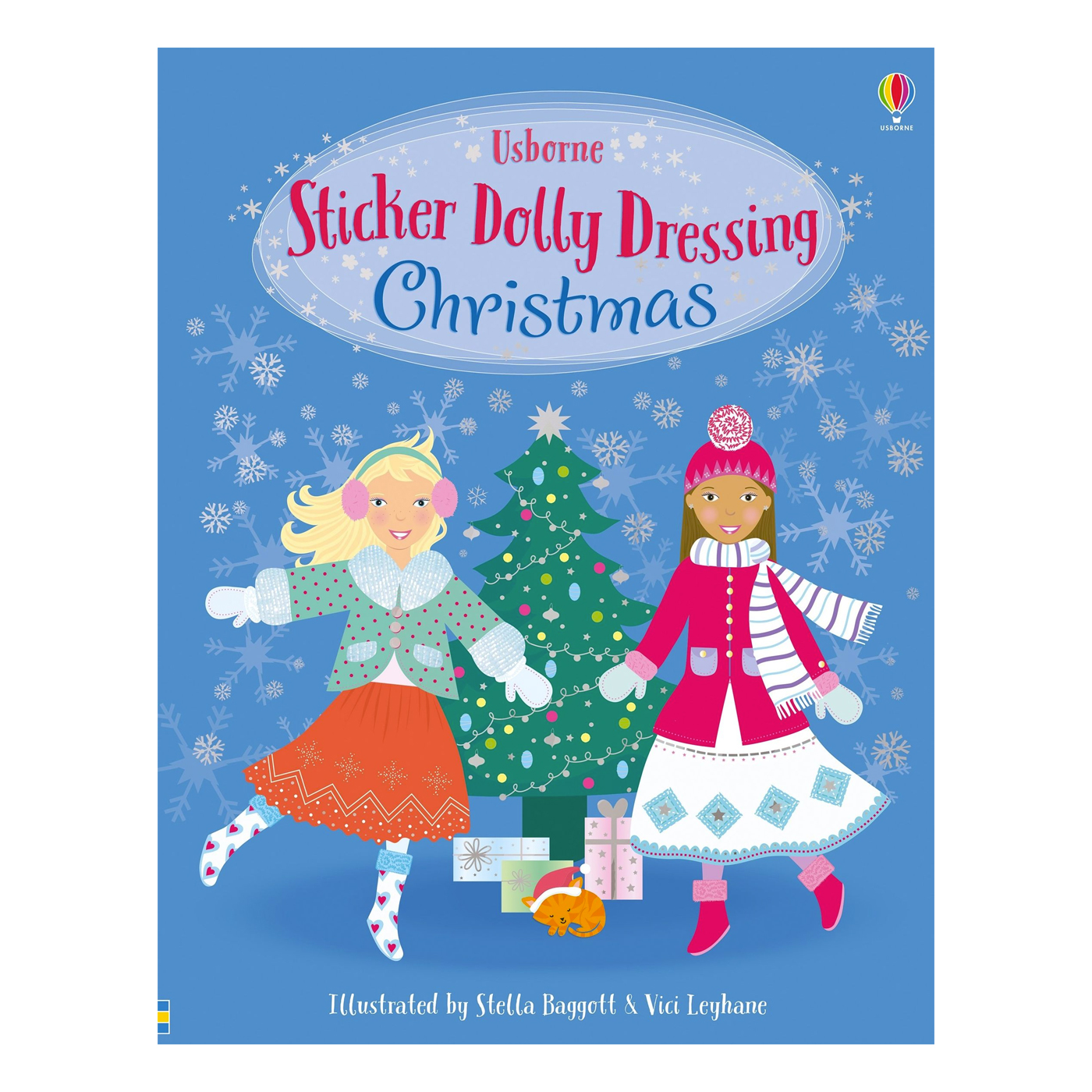 USBORNE Sticker Dolly Dressing Christmas