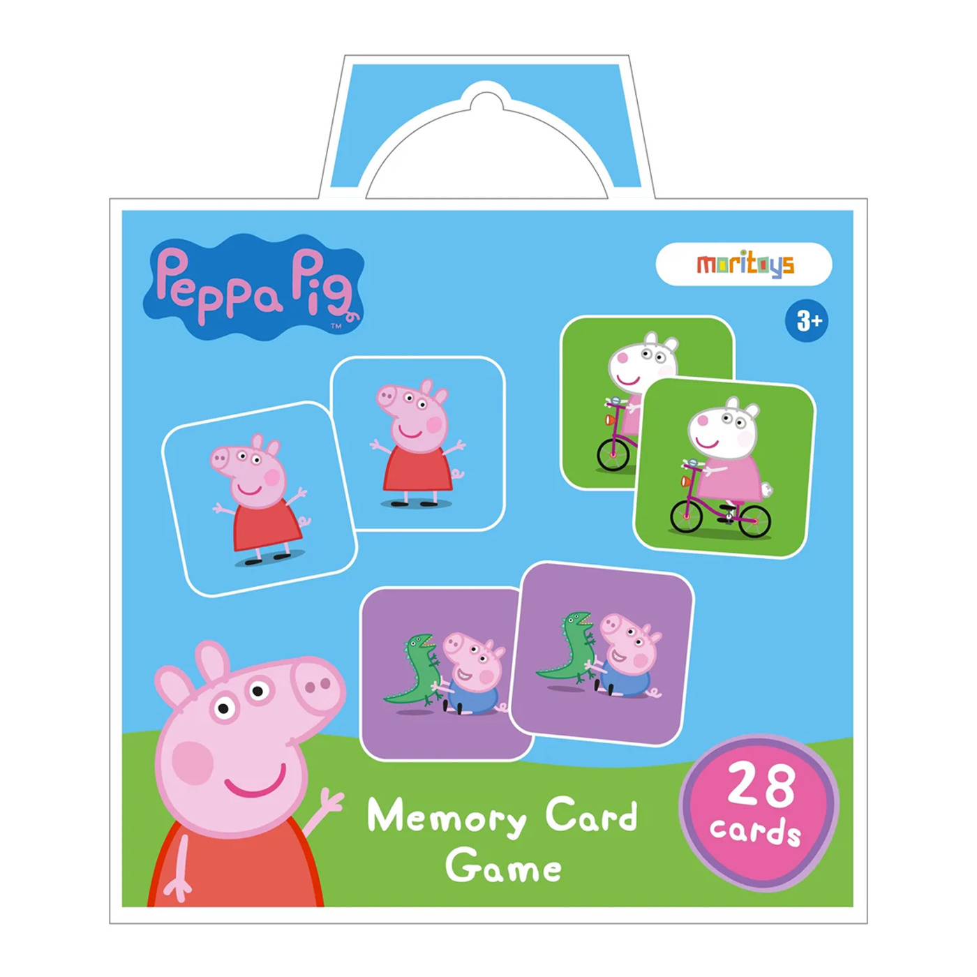 MORİTOYS Peppa Pig: Memory Card Game - 28 Kartlı Hafıza ve Eşleştirme Oyunu
