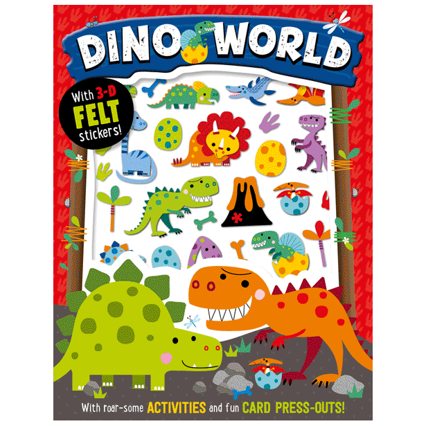 MAKE BELIEVE IDEAS Dino World Activity Book