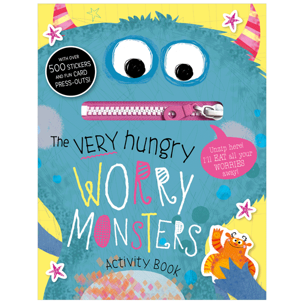 MAKE BELIEVE IDEAS The Very Hungry Worry Monsters Sticker Activity Book