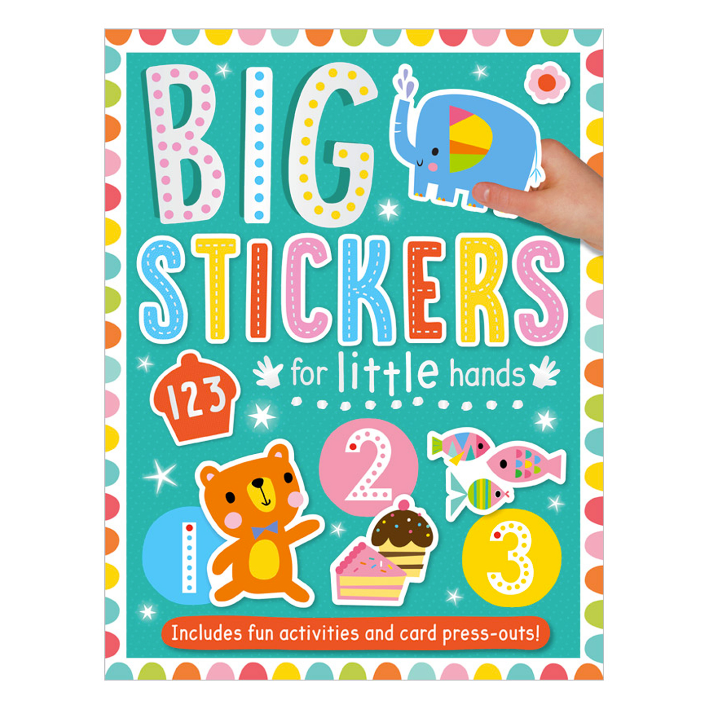 MAKE BELIEVE IDEAS Big Stickers for Little Hands 123