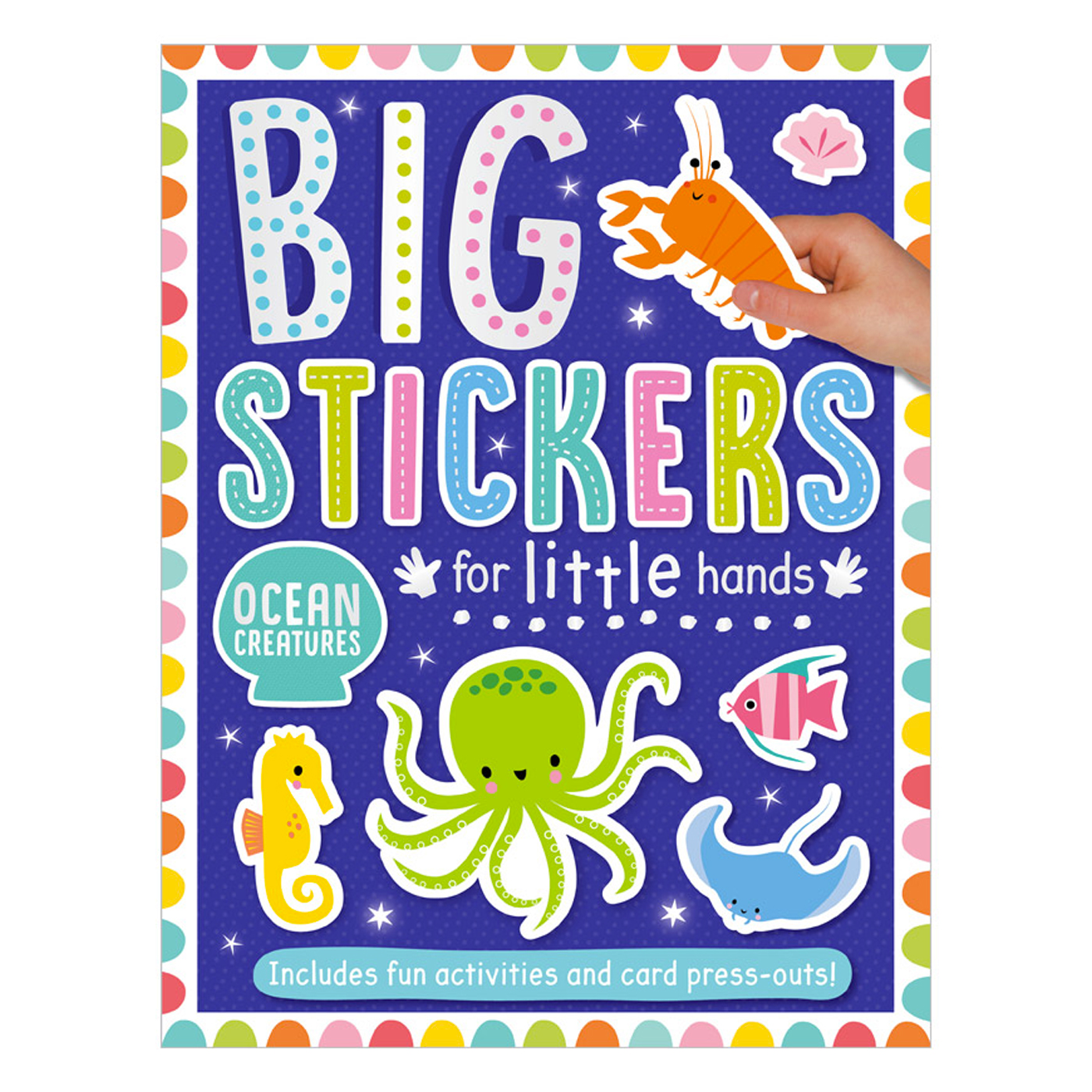 MAKE BELIEVE IDEAS Big Stickers for Little Hands Ocean Creatures