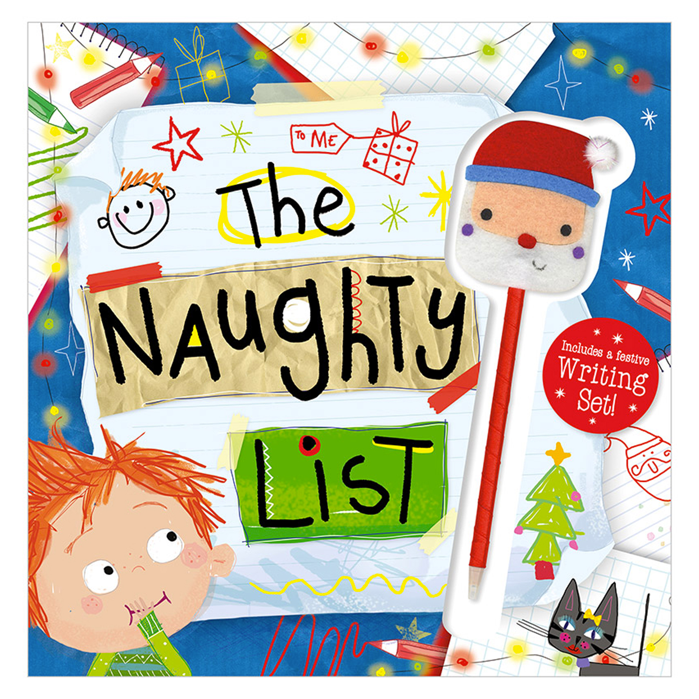 MAKE BELIEVE IDEAS The Naughty List Letter Writing Set