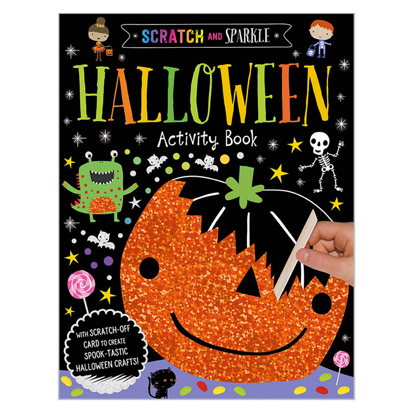 MAKE BELIEVE IDEAS Scratch and Sparkle Halloween Activity Book