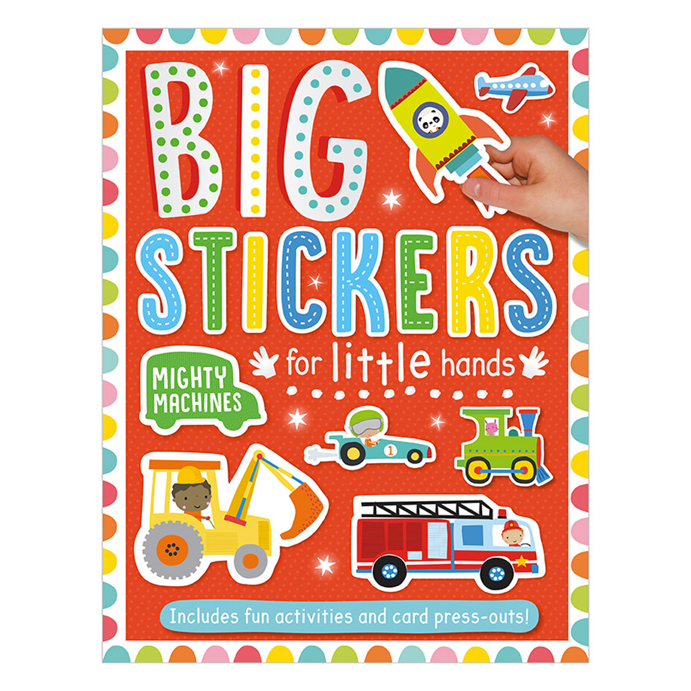  Big Stickers for Little Hands Mighty Machines
