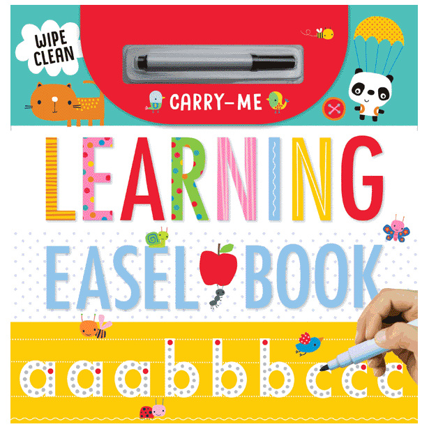 MAKE BELIEVE IDEAS Wipe-Clean Carry-Me Easel Book Learning